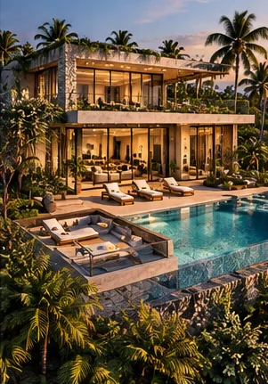 Villa 8 design study, 700–800 m²