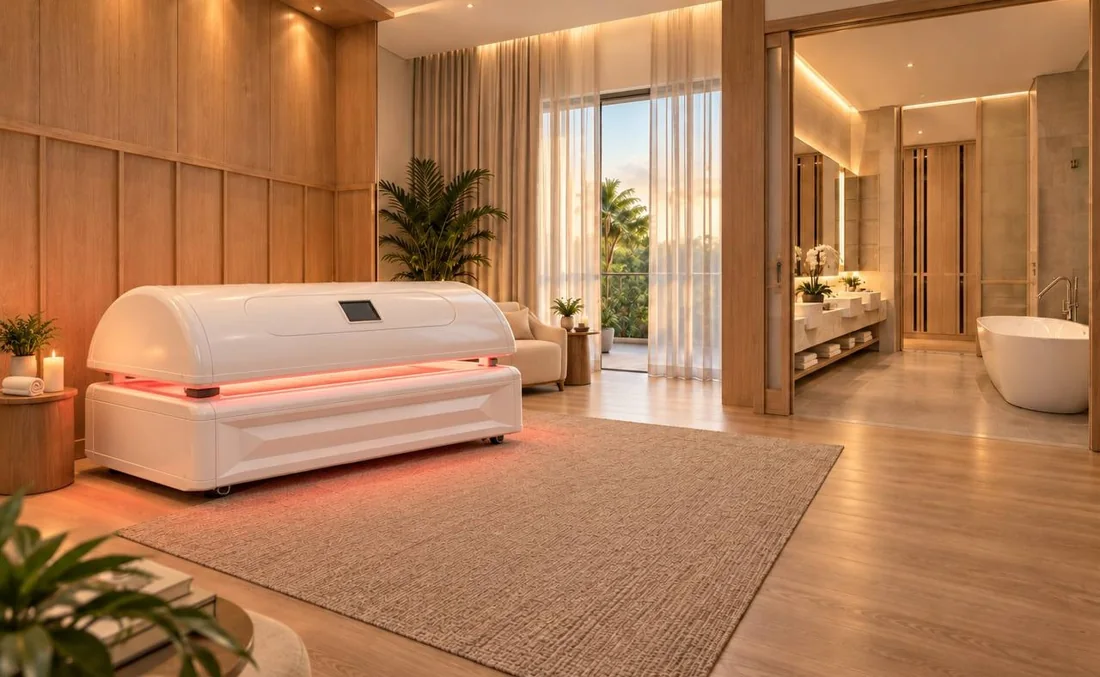 Full-body red and near-infrared bed