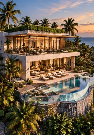 Villa 10 design study, 550–700 m²