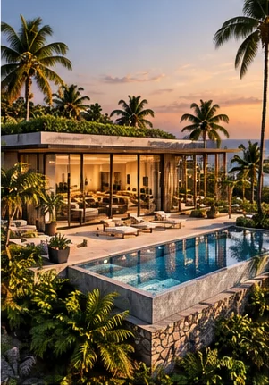 Villa 4 design study, 400–450 m²